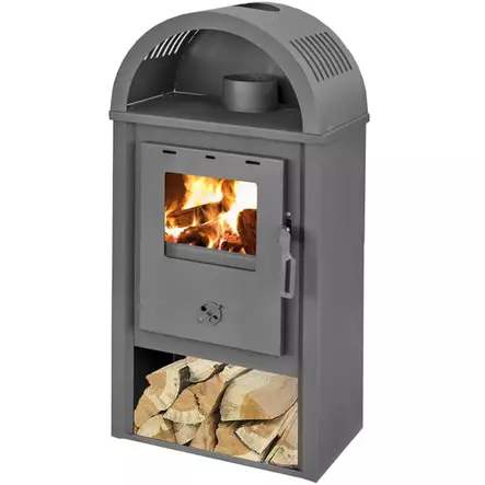 Kamin Ainola Pirtti Stål-Gjutjärn - Eldstäder, Brasugnar och Kaminer - 6438014236452 - 1