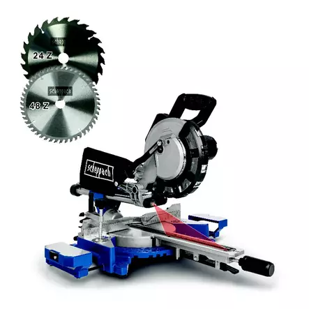 Gersåg Scheppach HM216 2000W 230V - Kapsågar och geringssågar - 4046664072560 - 1