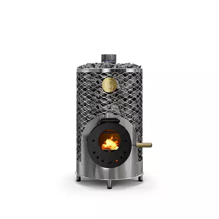 Vedeldad Bastuaggregat Löyly-Iki Jr. Med Glaslucka - Vedaggregat - 6430041130062 - 2