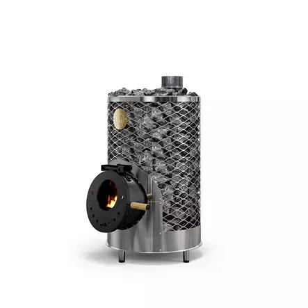 Vedeldad Bastuaggregat Löyly-Iki Jr. Med Glaslucka - Vedaggregat - 6430041130062 - 1