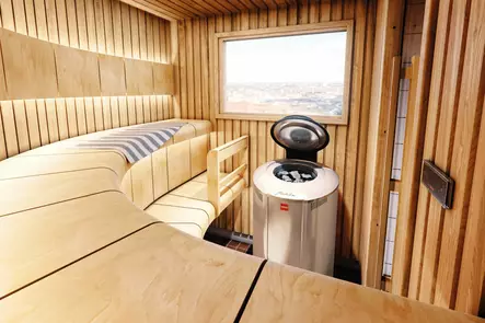 Elektrisk bastuaggregat Forte AFB9 Stål Alltid Klar - Elaggregat - 6410082645442 - 2