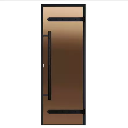 Harvia Bastudörr Legend Mässing 7X19 - Bastudörrar - 6417659014823 - 1