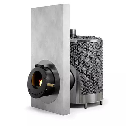 Vedeldad Kamin Iki Sl Glasslucka - Vedaggregat - 6430041124504 - 1