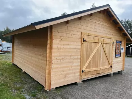 Garage AT30L Timmergarage Med Dubbelport - Timmergarage - 41005350005 - 2