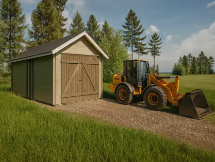 Traktorgarage AT30T, 29m2, Garava garage - Timmergarage - 4100527 - 2