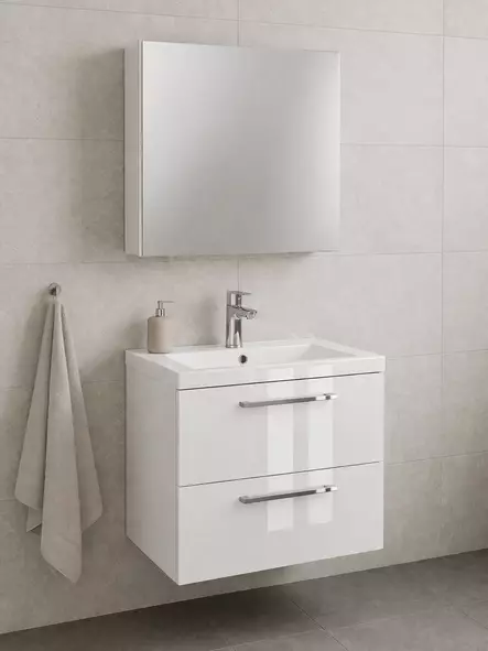 Kiba Kommod Arkadia 60, med tvättställ - Badrumsmöbler - 6429810290779 - 2